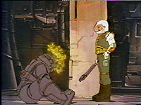 Crowbar smashes a Robot Drone