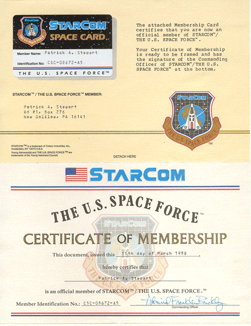 Membership Certificate